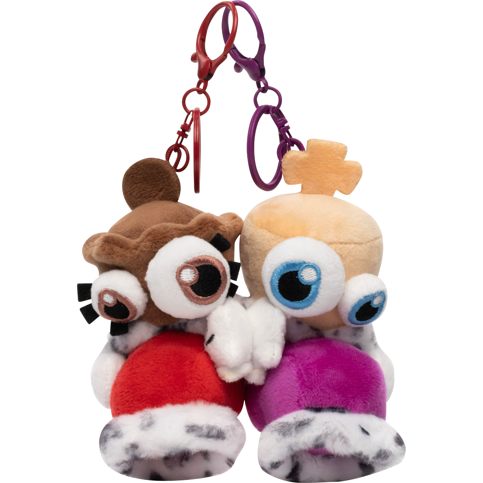 Kinger & Queenie Magnetic Plush Keychains